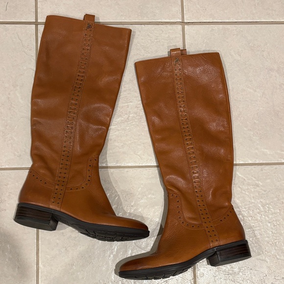 Sam Edelman Brown Knee-High Leather Riding Boots-7M - Picture 1 of 13